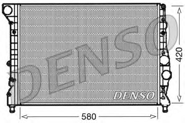 Радиатор охлаждения двигателя DENSO DRM01001