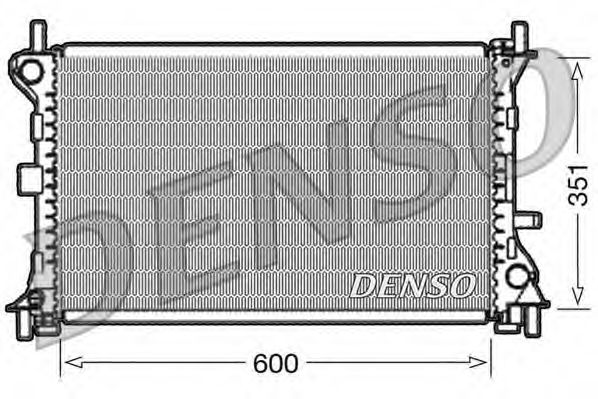 Радиатор охлаждения двигателя DENSO DRM10052