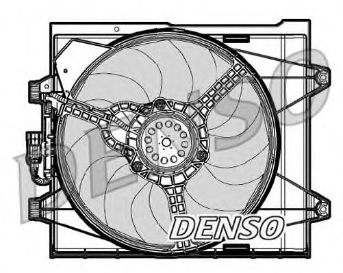 Вентилятор охлаждения двигателя DENSO DER09046