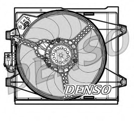 Вентилятор охлаждения двигателя DENSO DER09048