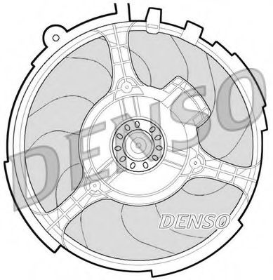 Вентилятор охлаждения двигателя DENSO DER09060