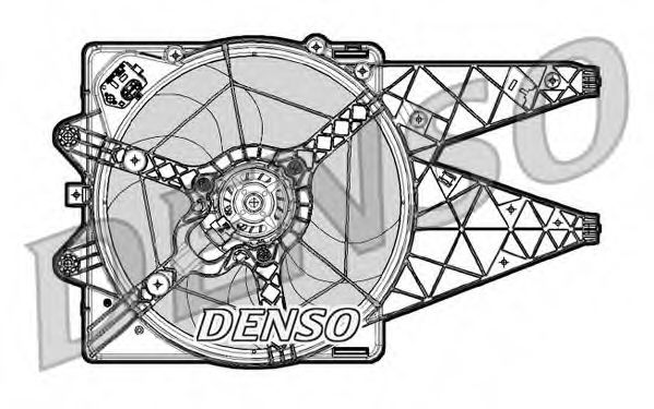 Вентилятор охлаждения двигателя DENSO DER09065
