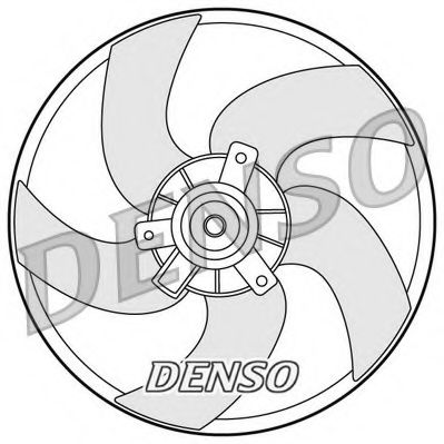 Вентилятор охлаждения двигателя DENSO DER21011