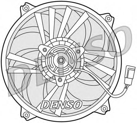Вентилятор охлаждения двигателя DENSO DER21015