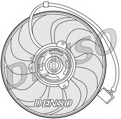 Вентилятор охлаждения двигателя DENSO DER27001