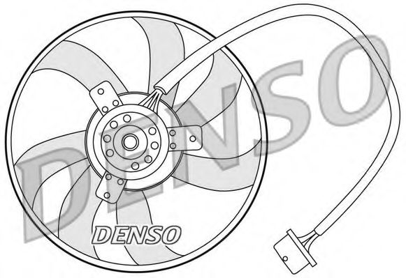 Вентилятор охлаждения двигателя DENSO DER32003