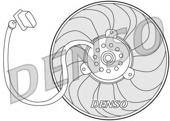 Вентилятор охлаждения двигателя DENSO DER32004