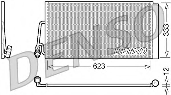 Радиатор кондиционера DENSO DCN05102
