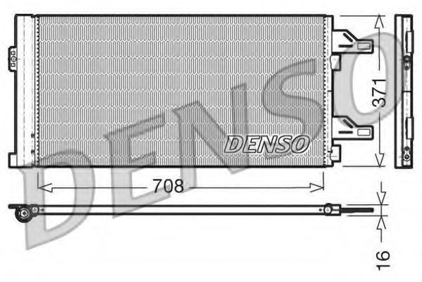 Радиатор кондиционера DENSO DCN07002