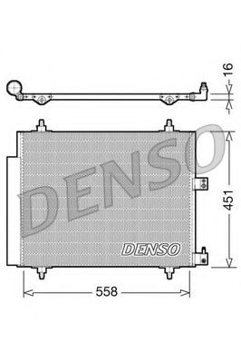 Радиатор кондиционера DENSO DCN21005