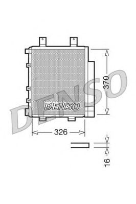 Радиатор кондиционера DENSO DCN35003