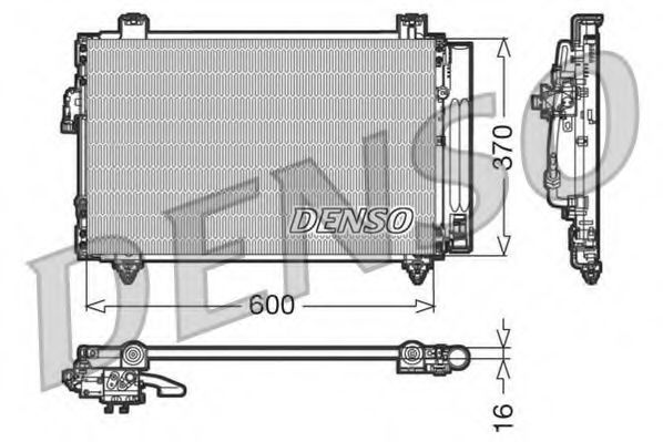 Радиатор кондиционера DENSO DCN50014