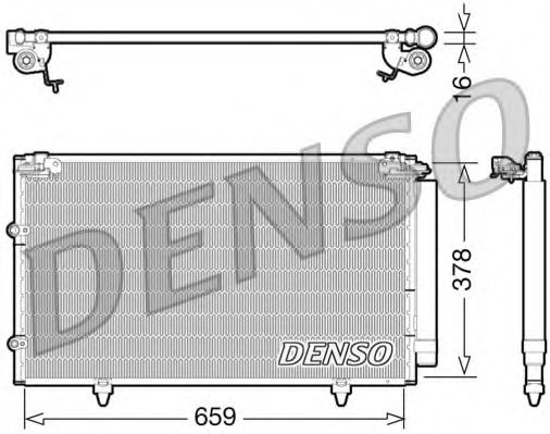 Радиатор кондиционера DENSO DCN51003