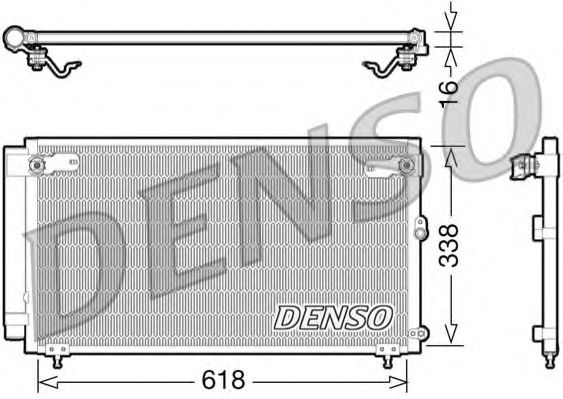 Радиатор кондиционера DENSO DCN51006