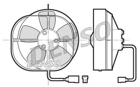 Вентилятор салона denso DEA09204