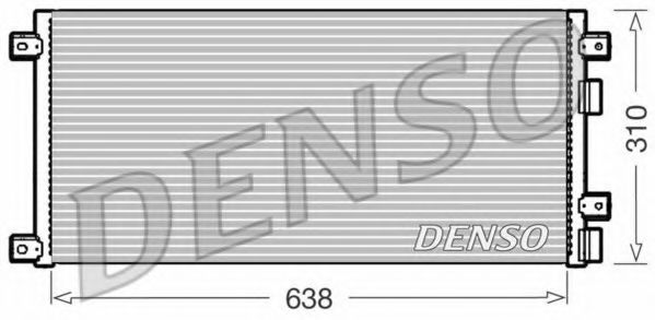 Радиатор кондиционера DENSO DCN12006