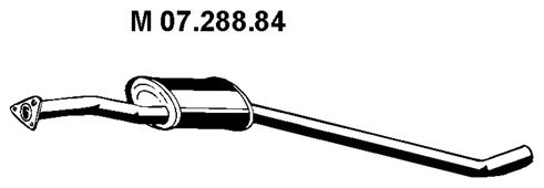 Средний глушитель выхлопных газов eberspacher 07.288.84