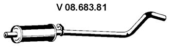 Предглушитель выхлопных газов eberspacher 08.683.81