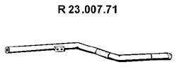 Приемная труба глушителя MERCEDES-BENZ A 203 490 99 19