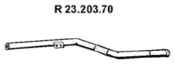 Приемная труба глушителя MERCEDES-BENZ A 203 490 74 19