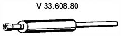 Предглушитель выхлопных газов eberspacher 33.608.80