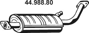 Средний глушитель выхлопных газов eberspacher 44.988.80