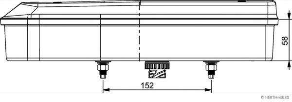 Задний фонарь HERTH+BUSS 83830172 Задний фонарь HERTH+BUSS 83830172