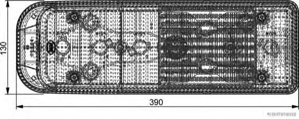 Задний фонарь HERTH+BUSS 83830172