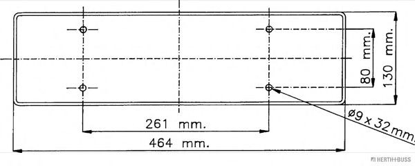 Задний фонарь; Задний фонарь HERTH+BUSS 83840584