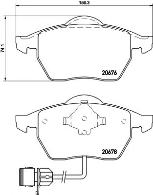 Тормозные колодки MINTEX MDB1531