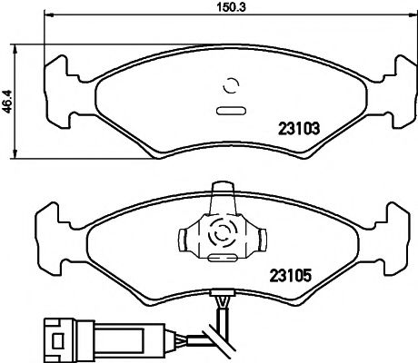 Тормозные колодки MINTEX MDB2110