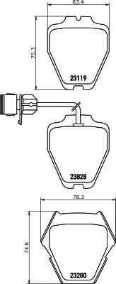 Тормозные колодки MINTEX MDB2178