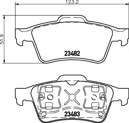 Тормозные колодки MINTEX MDB2281