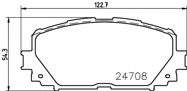 Тормозные колодки MINTEX MDB2956