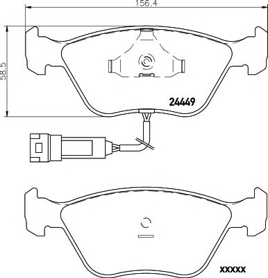 Тормозные колодки MINTEX MDB1637