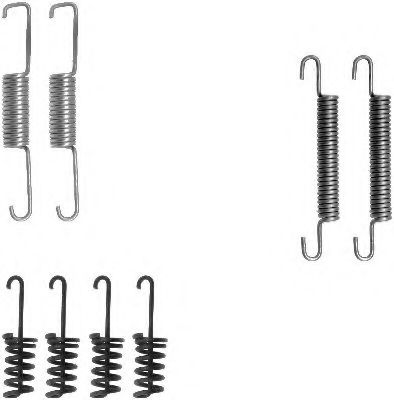 Ремкомплект барабанных колодок MINTEX MBA774