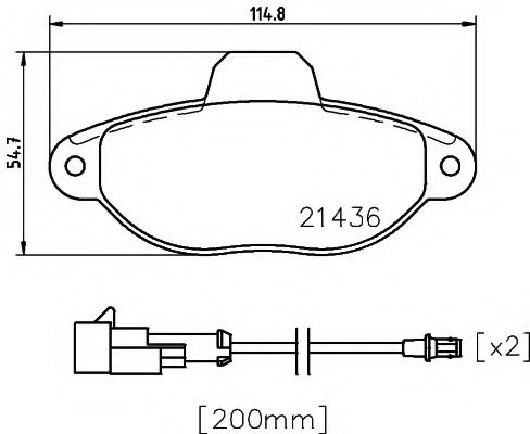 Тормозные колодки MINTEX MDB3317