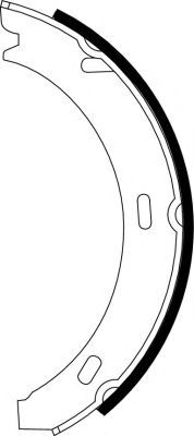 Тормозные колодки барабанные MINTEX MFR255