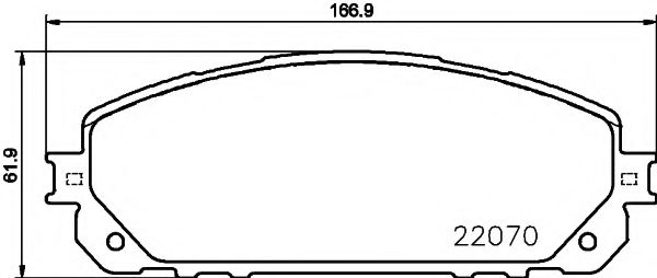 Тормозные колодки MINTEX MDB3789