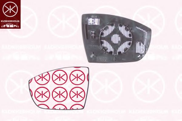 Стекло наружного зеркала FORD 1 690 640