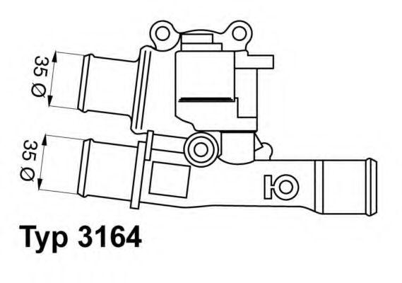 Термостат WAHLER 3164.88 Термостат WAHLER 3164.88