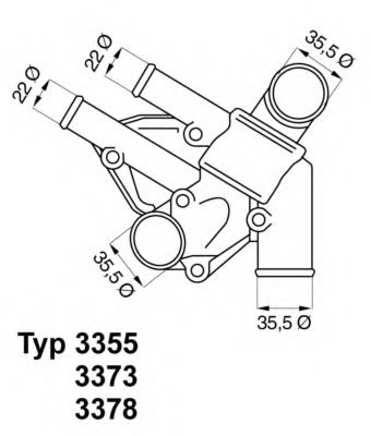 Термостат WAHLER 3378.80