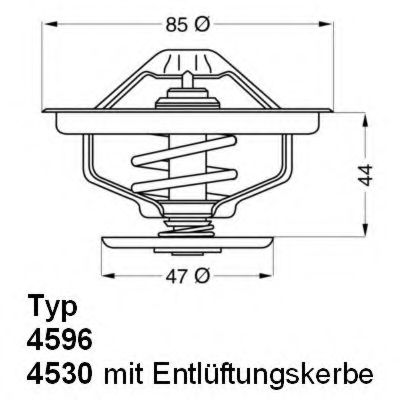 Термостат WAHLER 4530.80