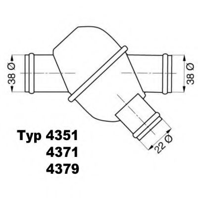Термостат WAHLER 4351.79 Термостат WAHLER 4351.79