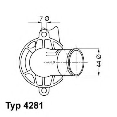Термостат WAHLER 4281.87D Термостат WAHLER 4281.87D