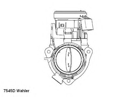 Дроссельная заслонка WAHLER 7545D