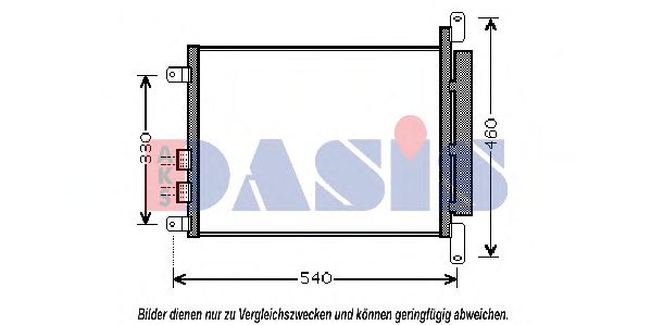 Радиатор кондиционера aksdasis 022003N