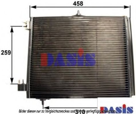 Радиатор кондиционера aksdasis 062004N