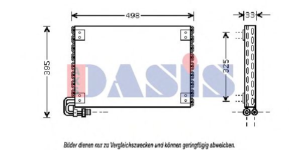 Радиатор кондиционера aksdasis 072240N