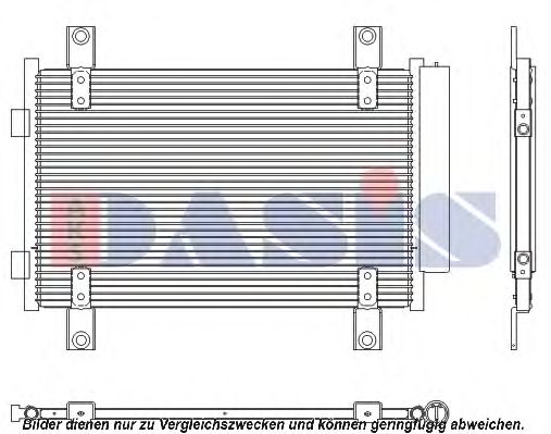 Радиатор кондиционера aksdasis 082021N